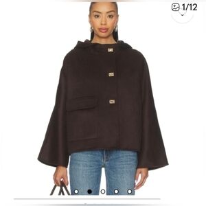 ba&sh Kove Hooded Jacket M $595